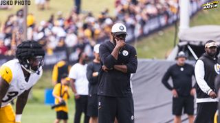 Steelers' Top 3 Trade Options From Potentially Desperate Teams Trying To Save Money Post-June 1st (Steelers News). Photo by Jordan Schofield / SteelerNation (X: @JSKO_PHOTO)